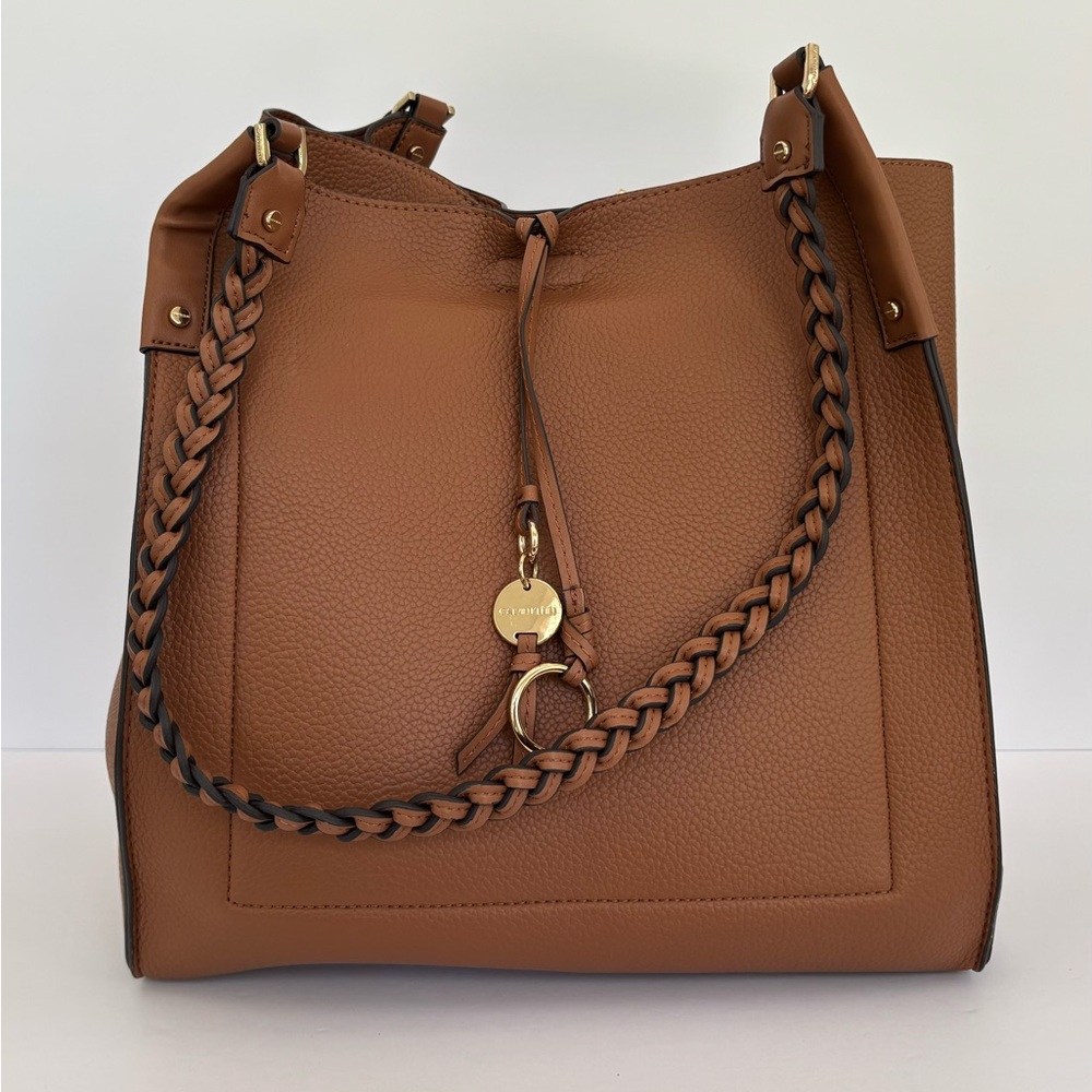 Calvin Klein Brown Leather Purse